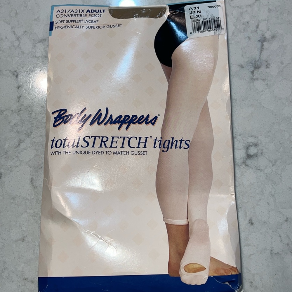 Body Wrappers Jazzy Tan Convertible‎ Tights